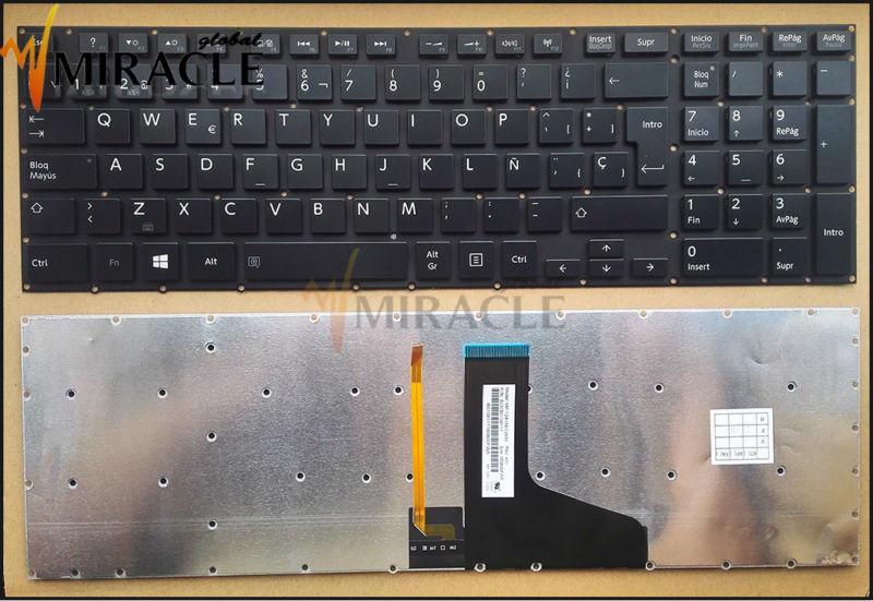 Teclado Toshiba Satellite P55 P55t P55-a P55t-a Espa�ol ILUMINAD