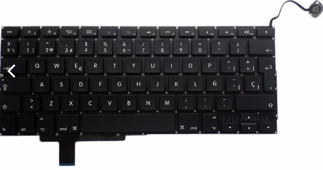Teclado Macbook Pro 17 A1297 Espa�ol